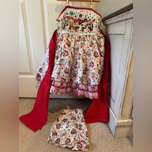 Sz 8 Girls Oh Shana Mickey and friends dress